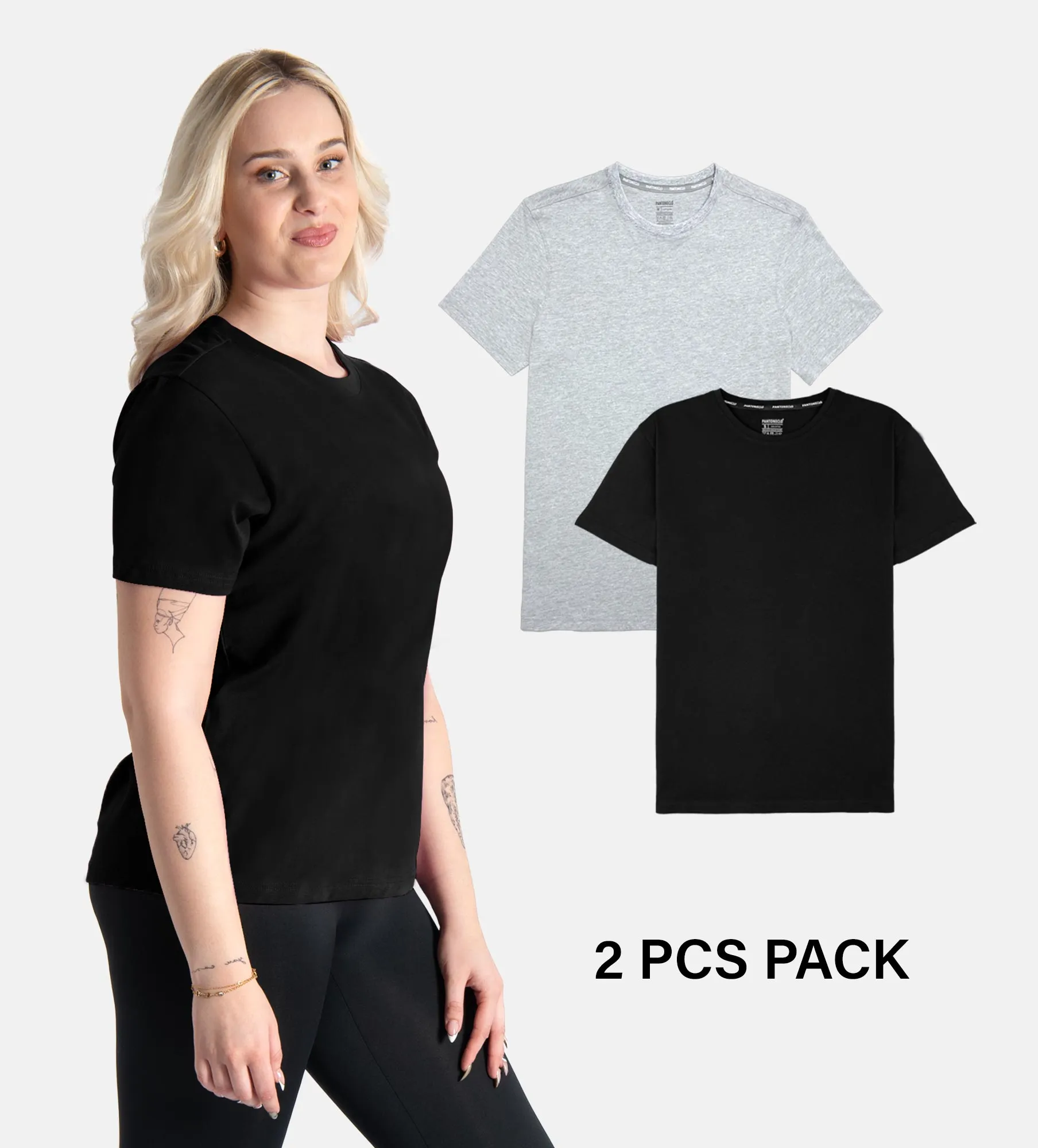 Bombažne boyfriend majice – Paket 2 kosov