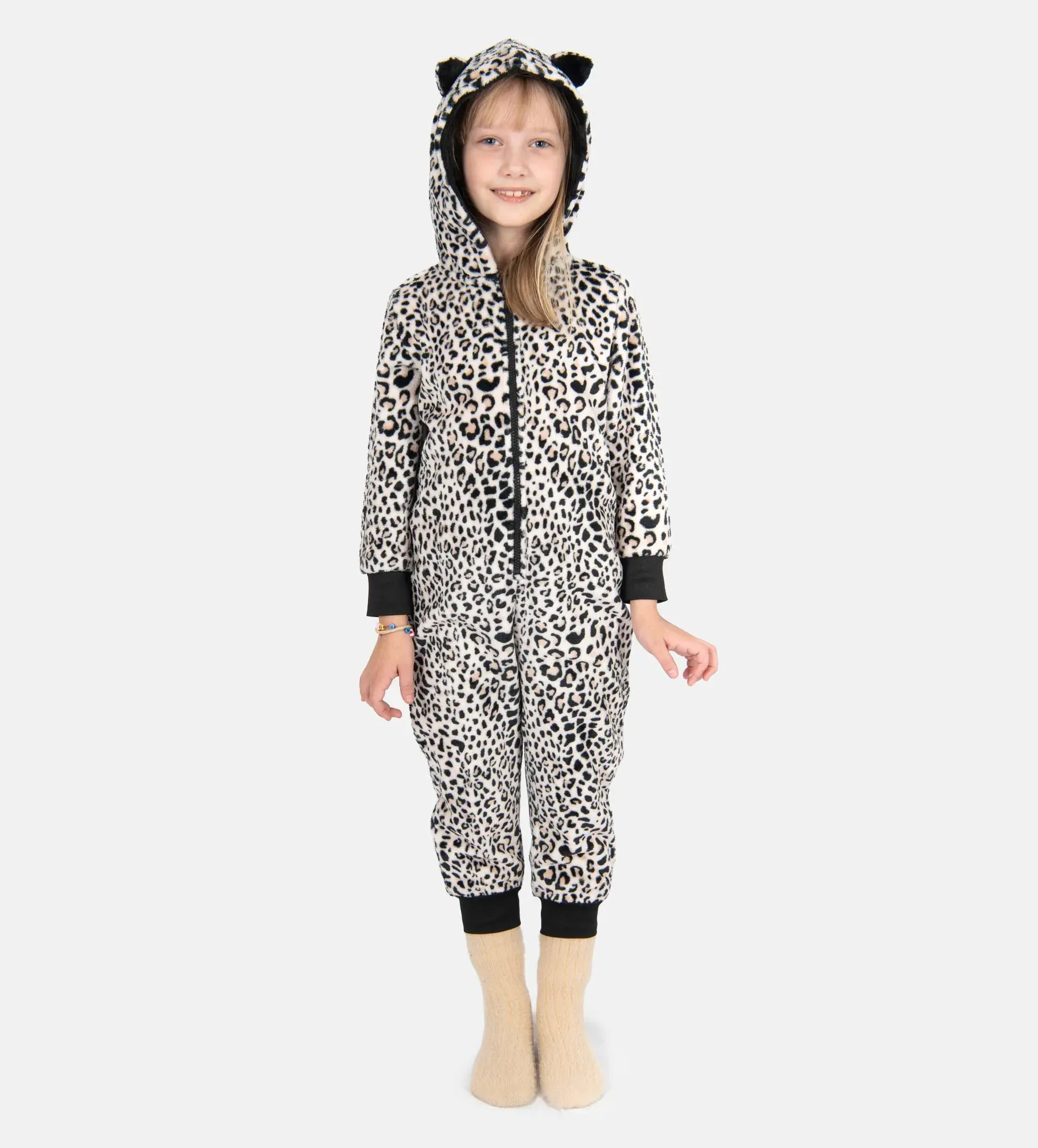 Otroški pajac s kapuco – leopard