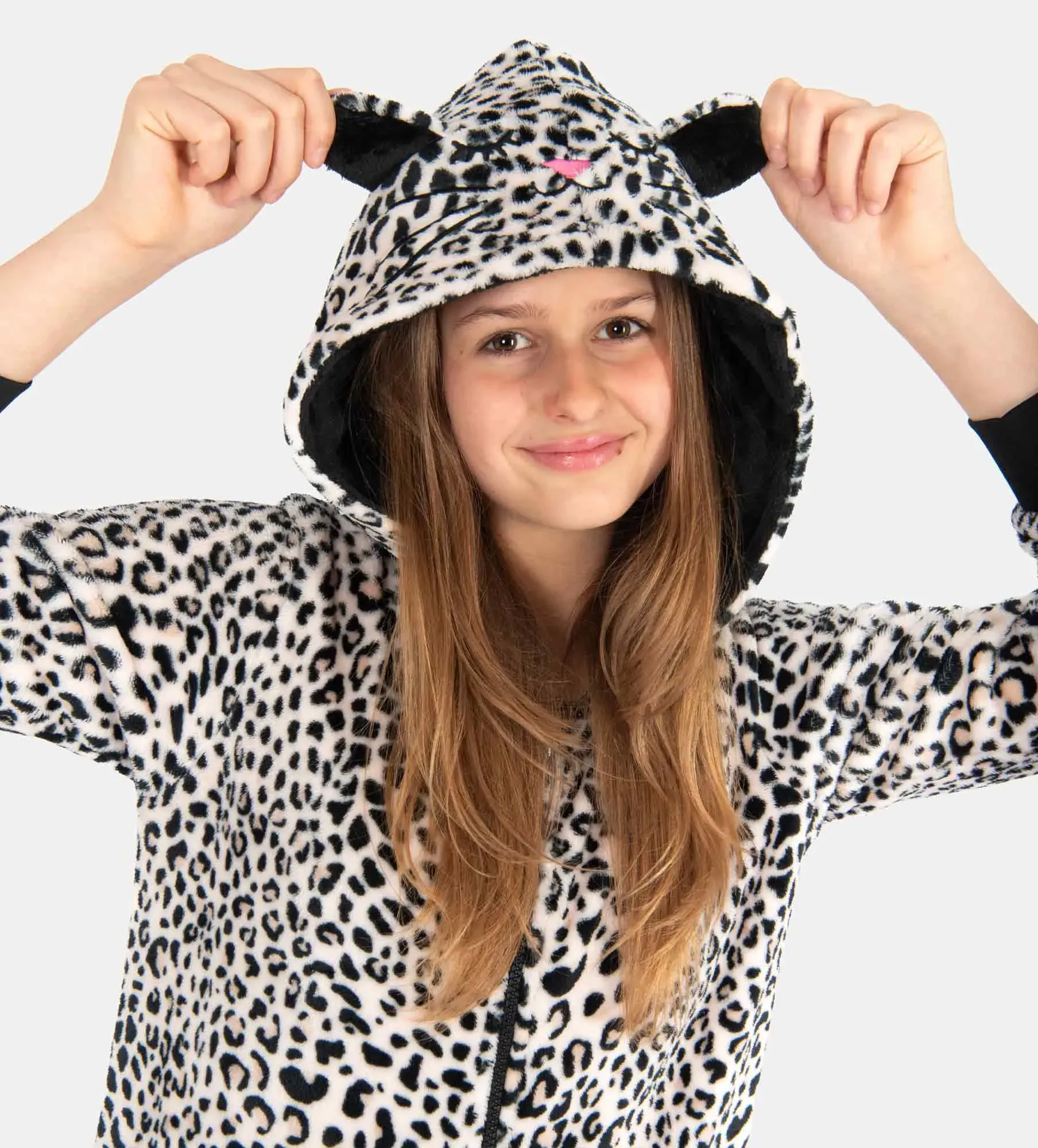 Otroški pajac s kapuco – leopard