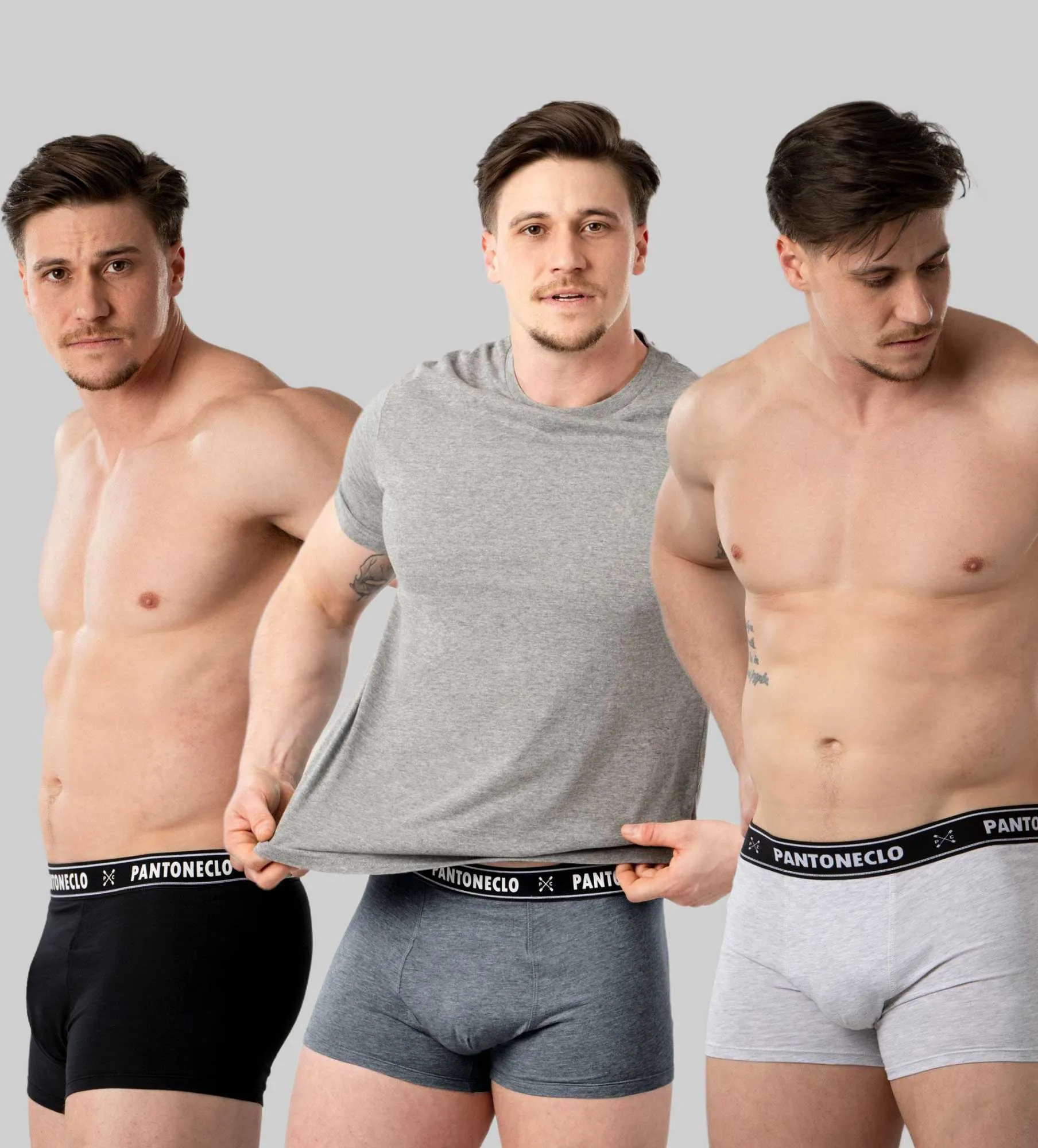 Moške bombaž-elastan boksarice – paket 6 kosov